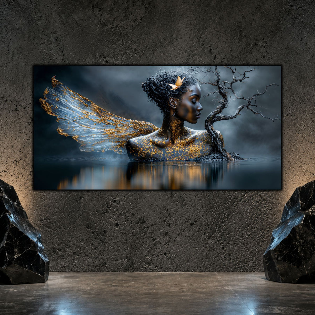 Tablou living Fluturele dintre Ramuri