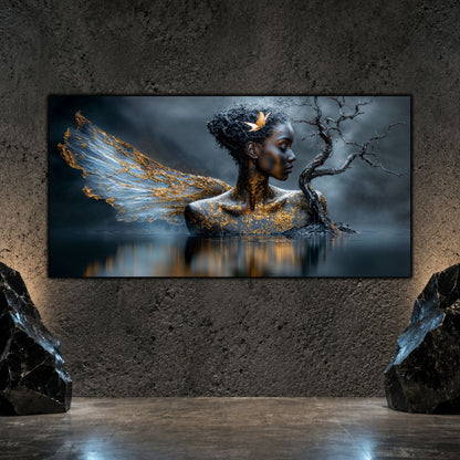 Tablou living Fluturele dintre Ramuri