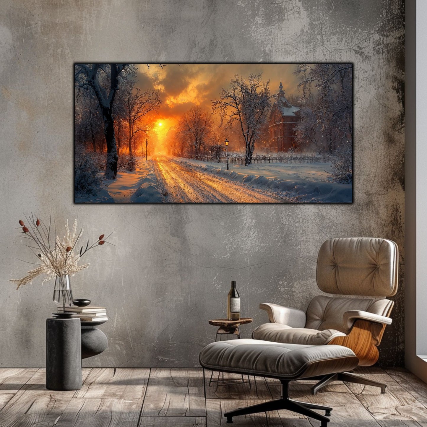 Tablou Sticla Securizata - Colectia Cold Ember - no22