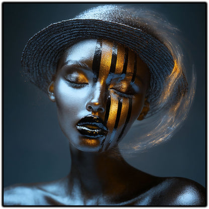 Dark White - Tablou Sticla Securizata - NO20