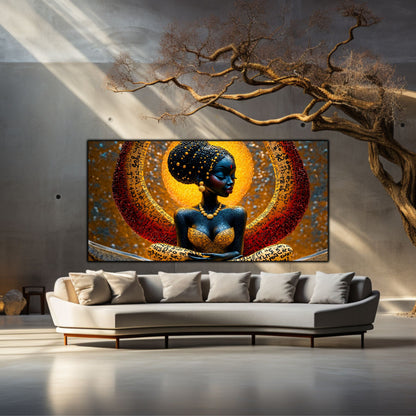 Tablou unicat din sticlă securizată Beyond Creation - No09