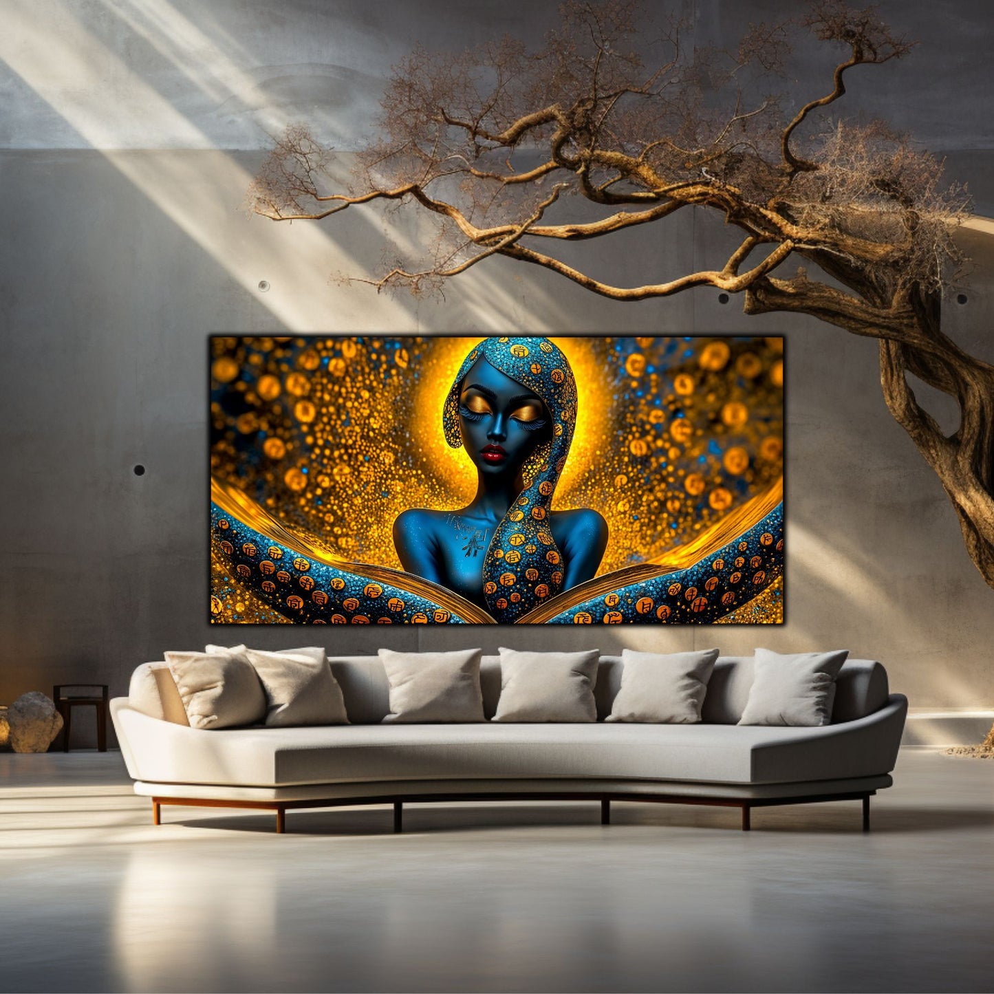 Tablou unicat din sticlă securizată Beyond Creation - No08