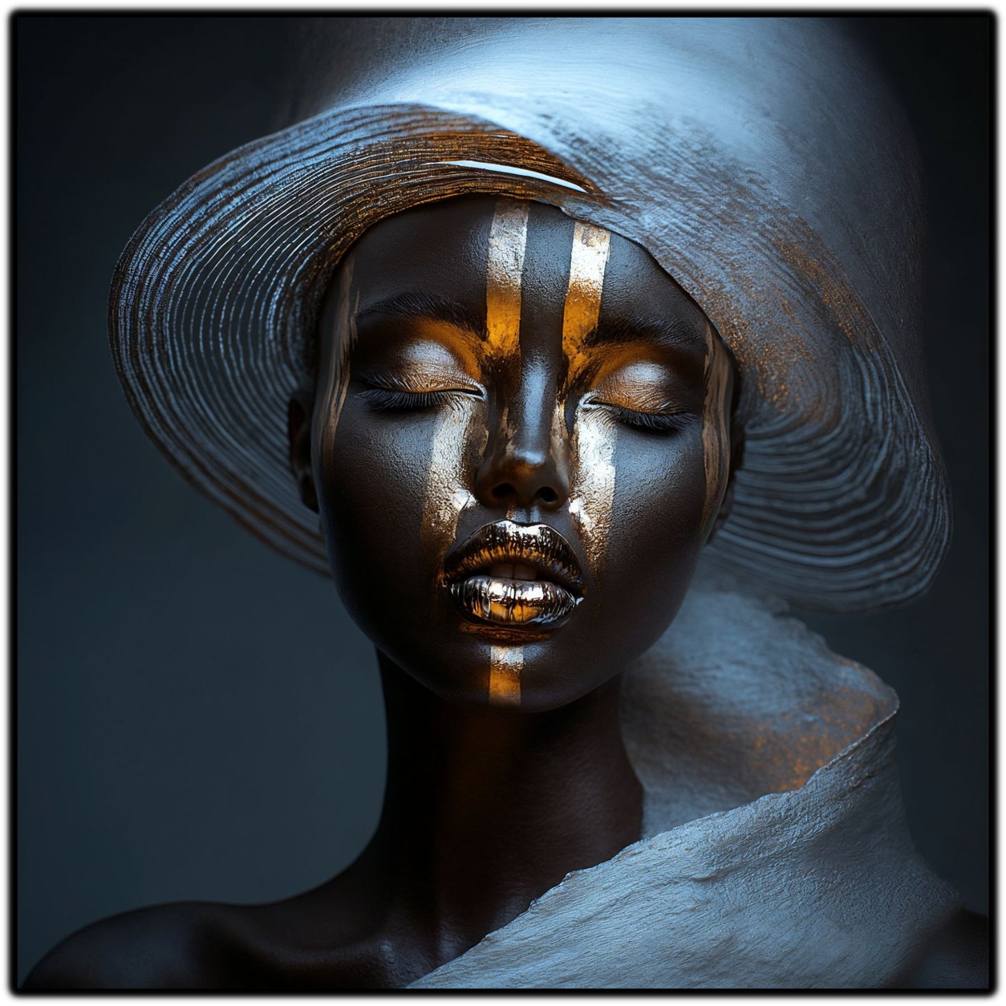 Dark White - Tablou Sticla Securizata - NO21