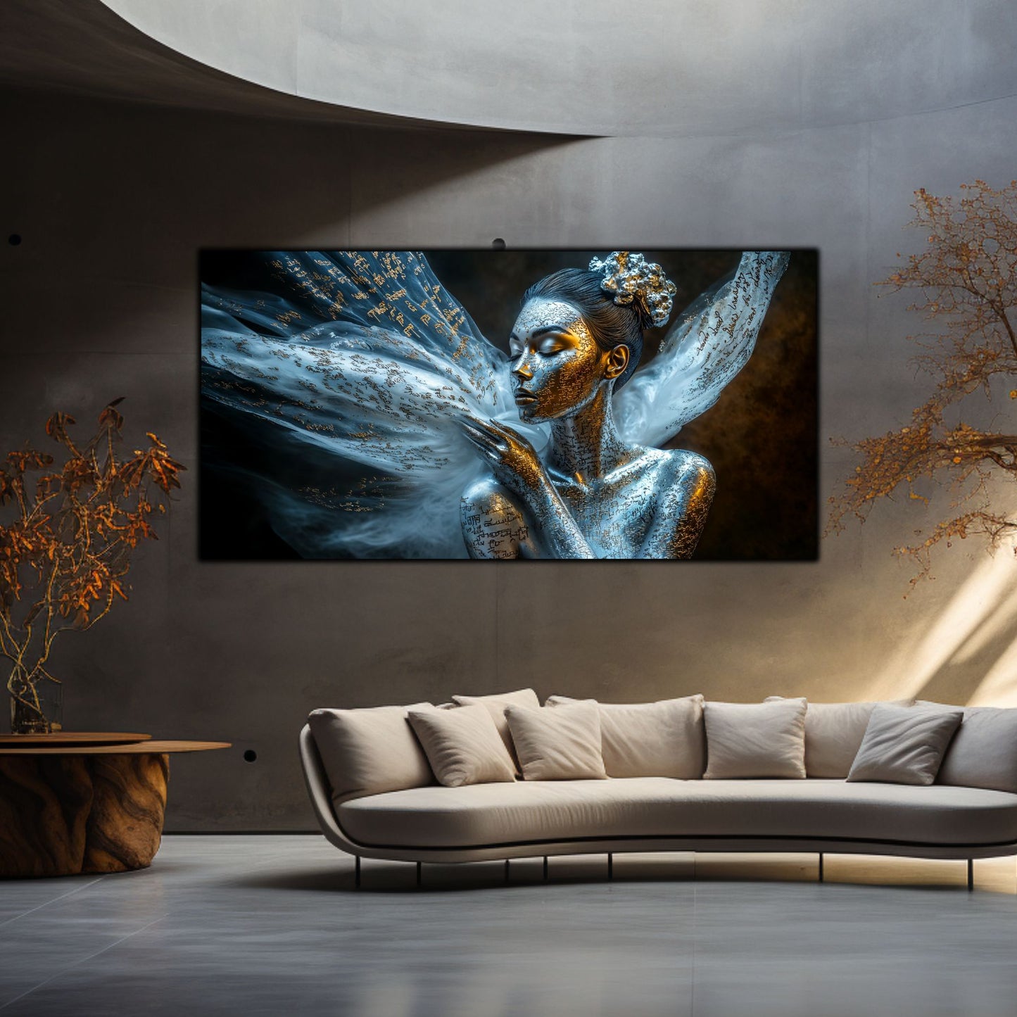 Beyond Meditation - Tablouri moderne pe sticla securizata pentru living contemporan NO20