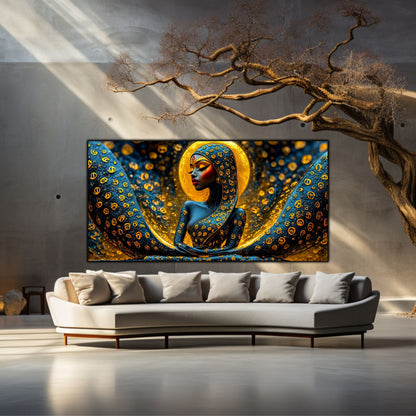 Tablou unicat din sticlă securizată Beyond Creation - No21