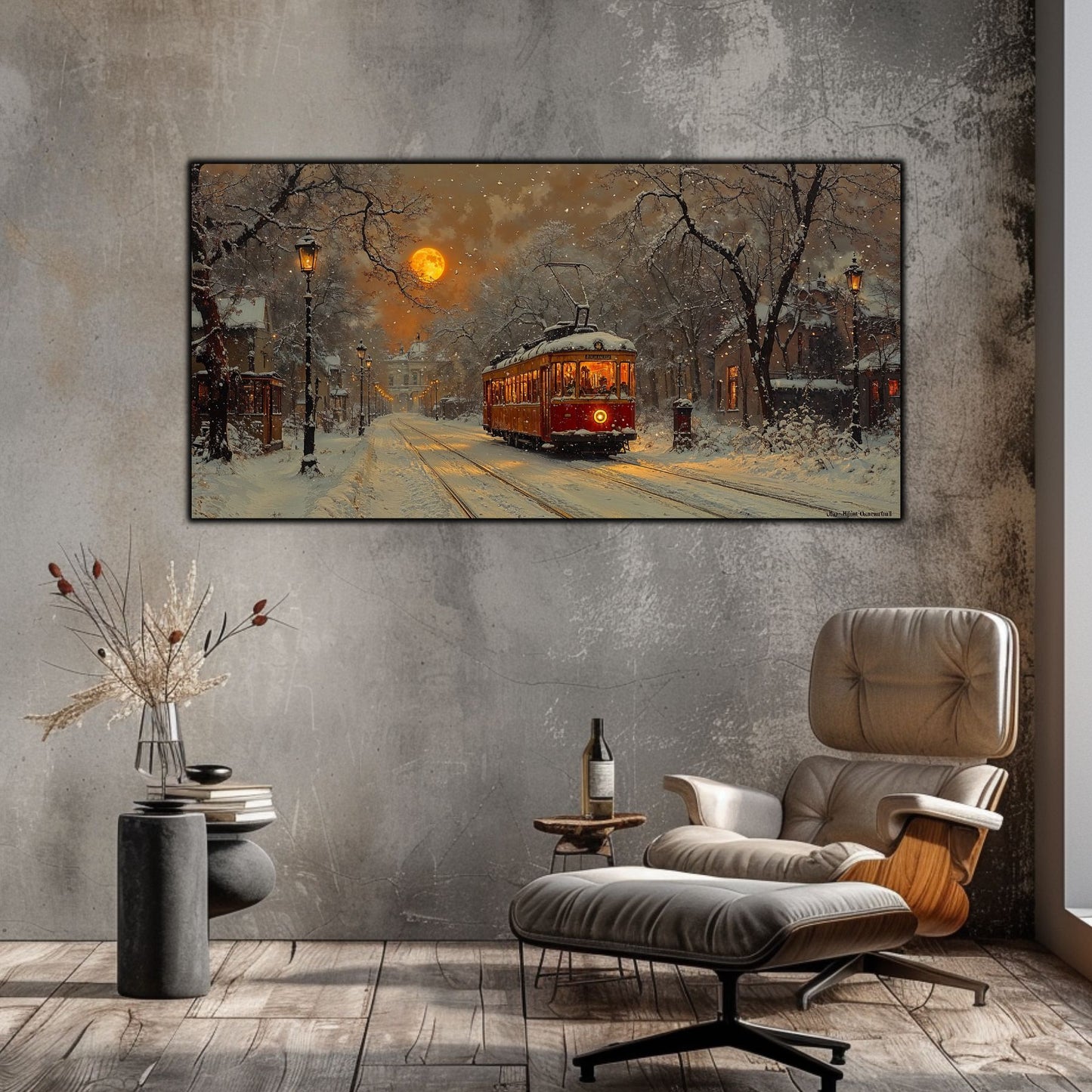 Tablou Sticla Securizata - Colectia Cold Ember - no17