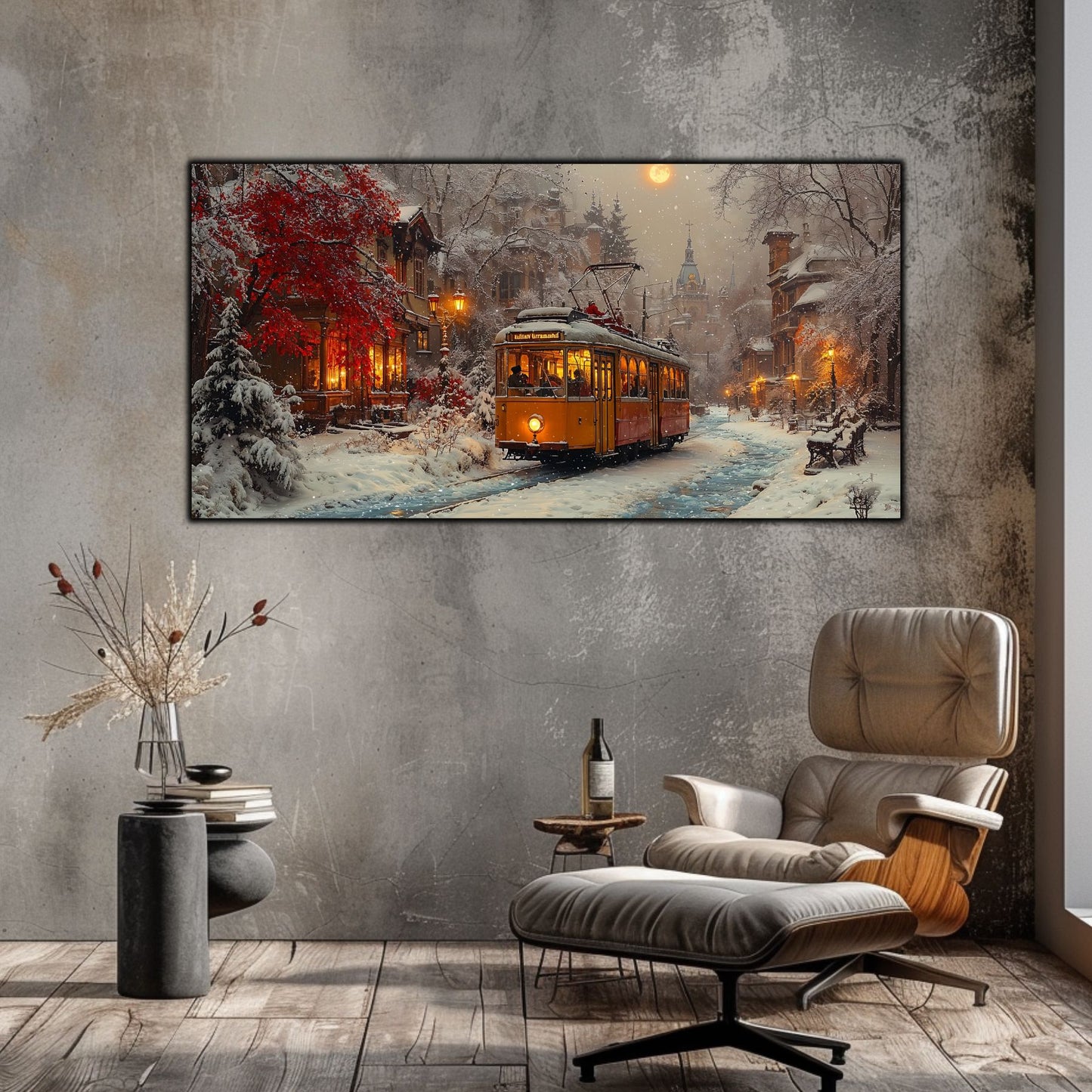 Tablou Sticla Securizata - Colectia Cold Ember - no12