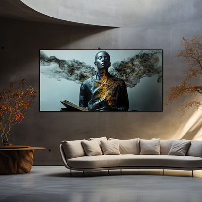 Beyond Meditation - Tablouri moderne pe sticla securizata pentru living contemporan NO24