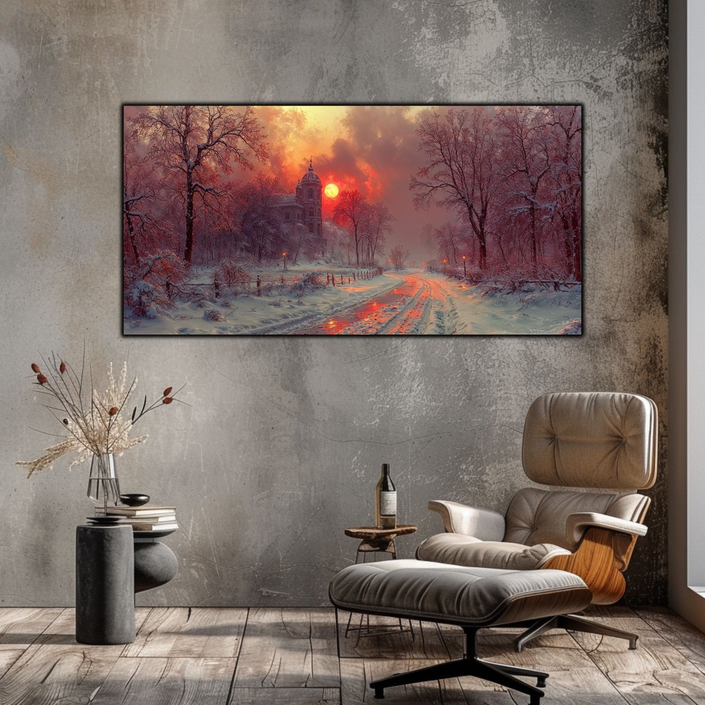 Tablou Sticla Securizata - Colectia Cold Ember - no21