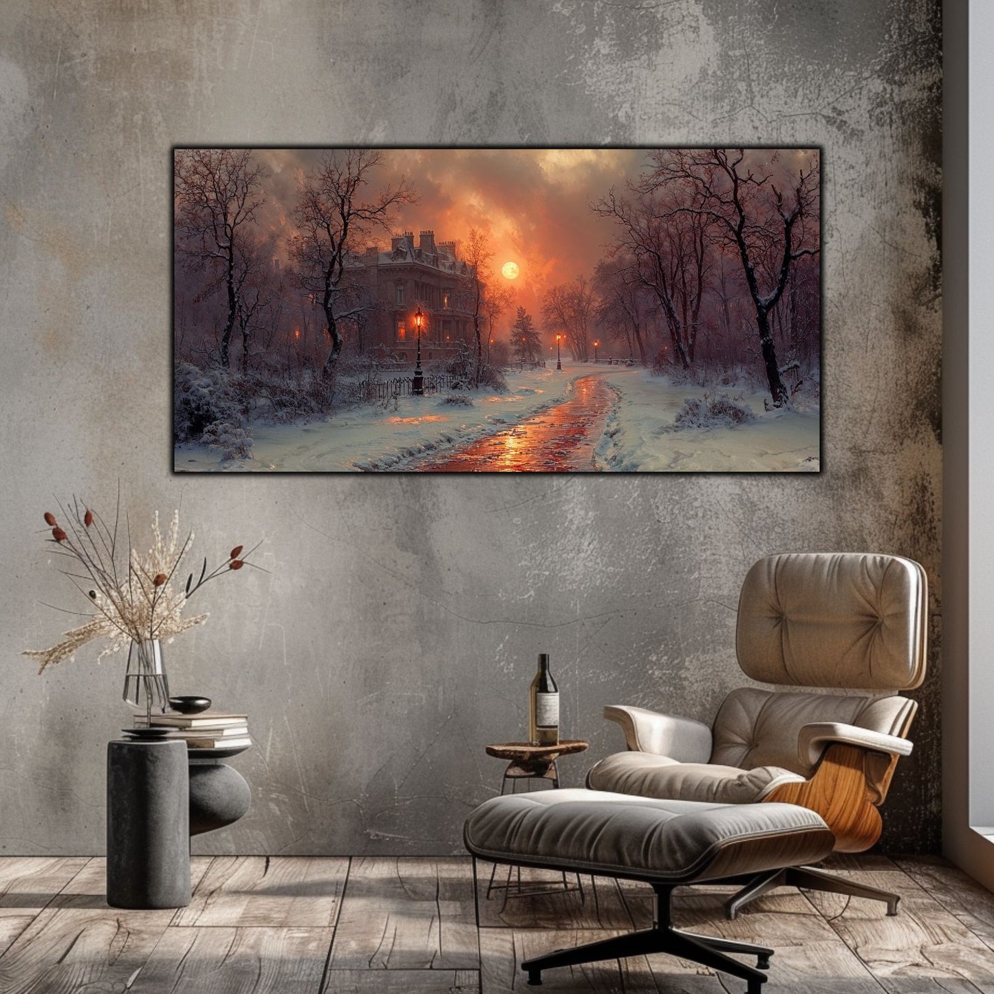 Tablou Sticla Securizata - Colectia Cold Ember - no20