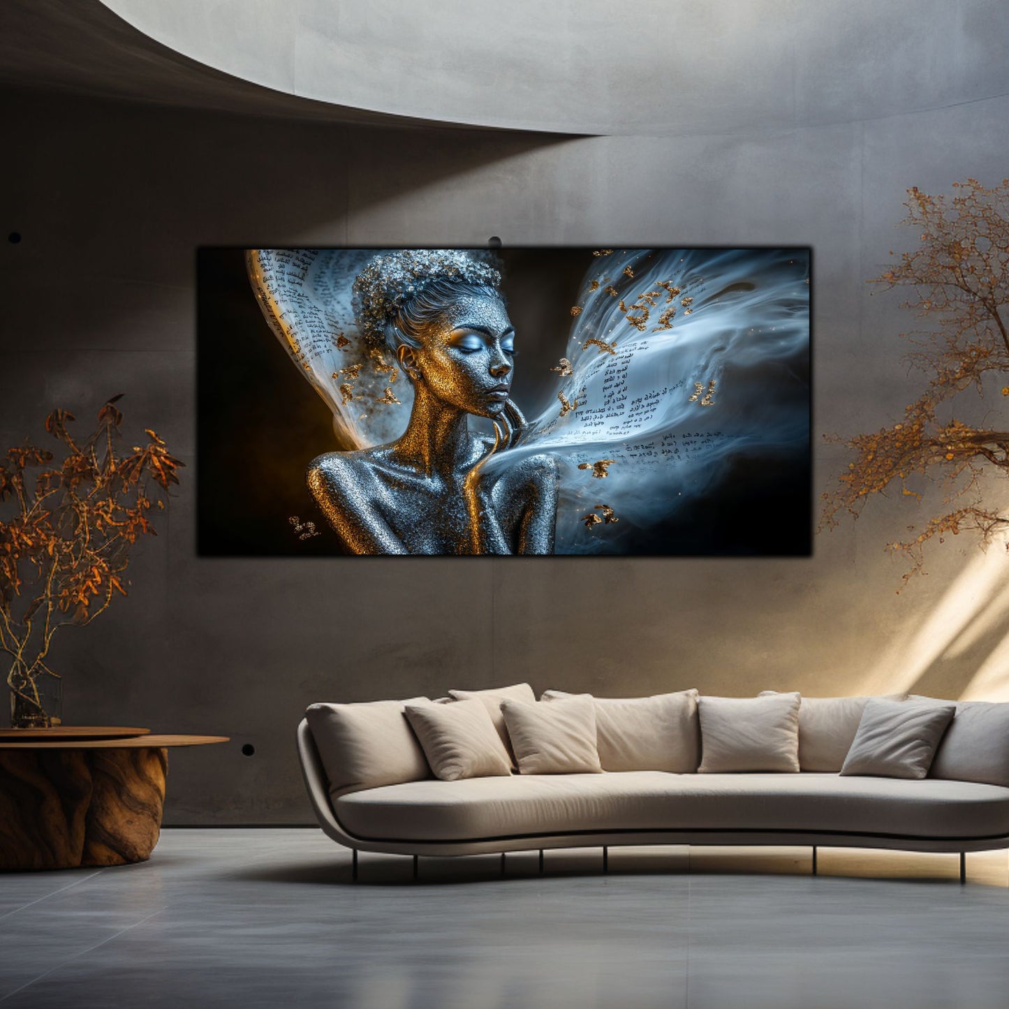 Beyond Meditation - Tablouri moderne pe sticla securizata pentru living contemporan NO13