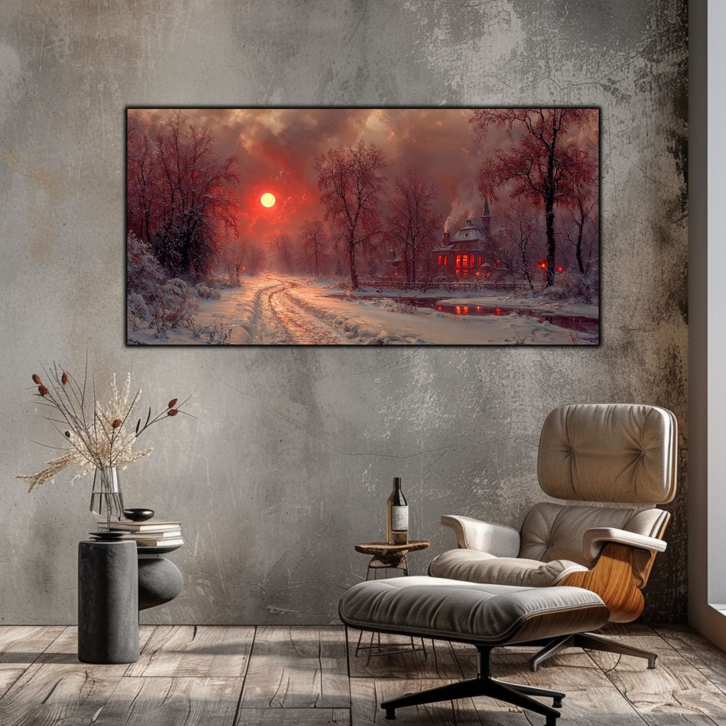 Tablou Sticla Securizata - Colectia Cold Ember - no19