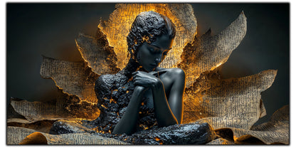 Tablou unicat din sticlă securizată Beyond Breath - No20