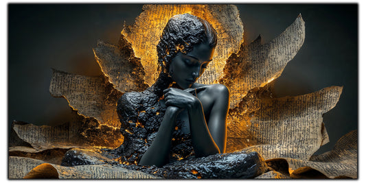 Tablou unicat din sticlă securizată Beyond Breath - No20