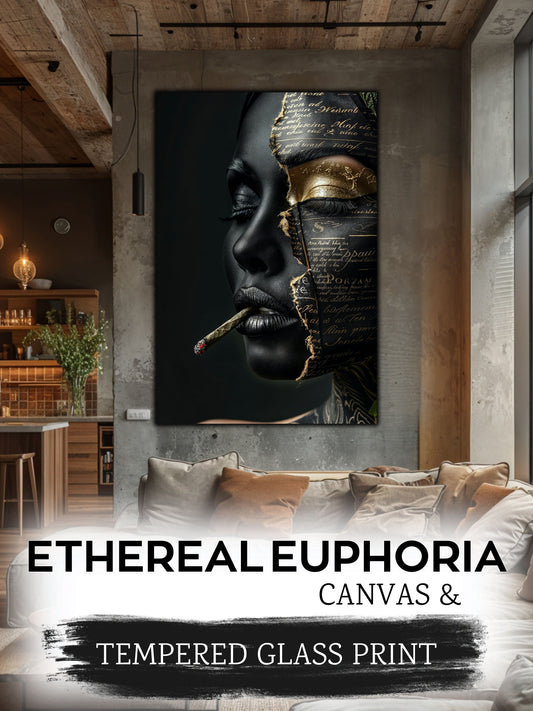 Canvas painting / glass painting - Ethereal Euphoria 21