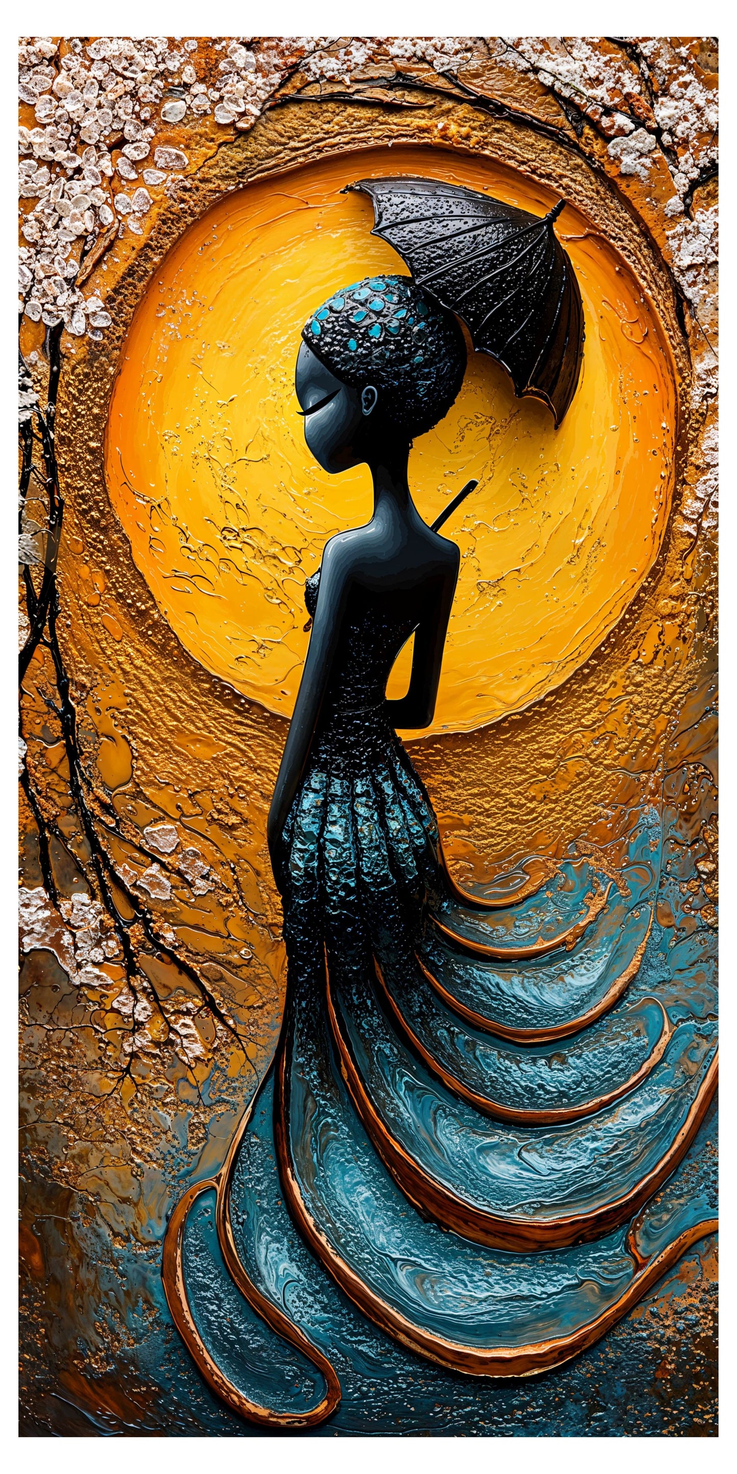 Tablou unicat din sticlă securizată Beyond Origin - No21