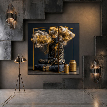 Tablou Abstract Modern – Cadrul pulberii eterice