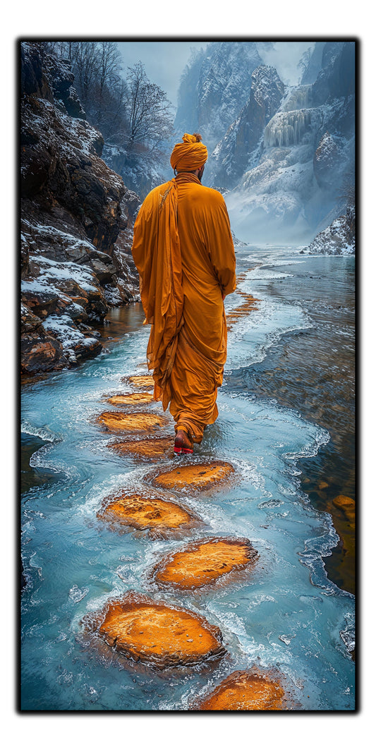 Tablou unicat din sticlă securizată Vanishing Step - No21