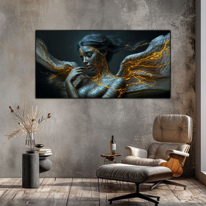 Beyond Meditation - Tablouri moderne pe sticla securizata pentru living contemporan NO27