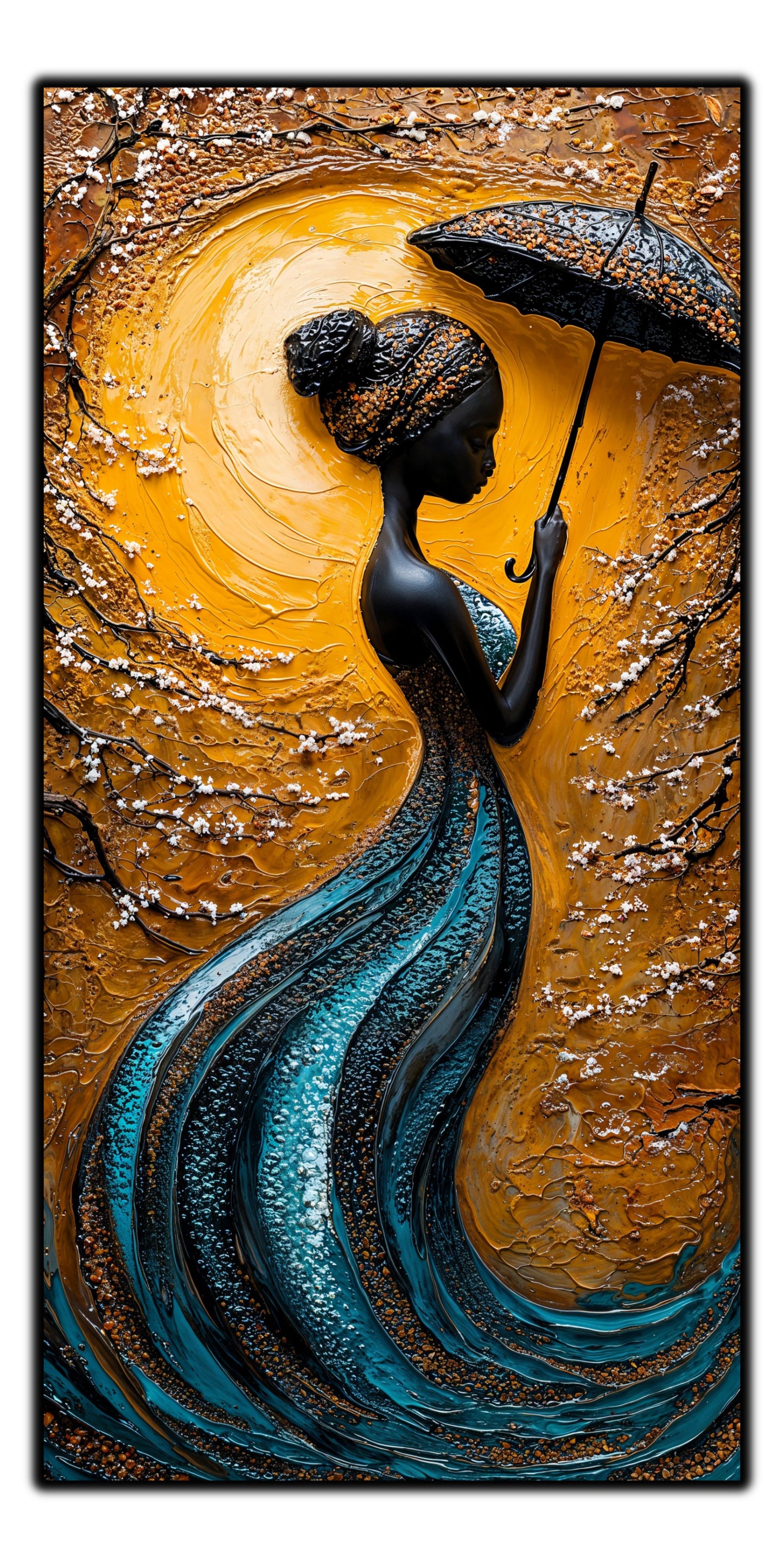 Tablou unicat din sticlă securizată Beyond Origin - No22