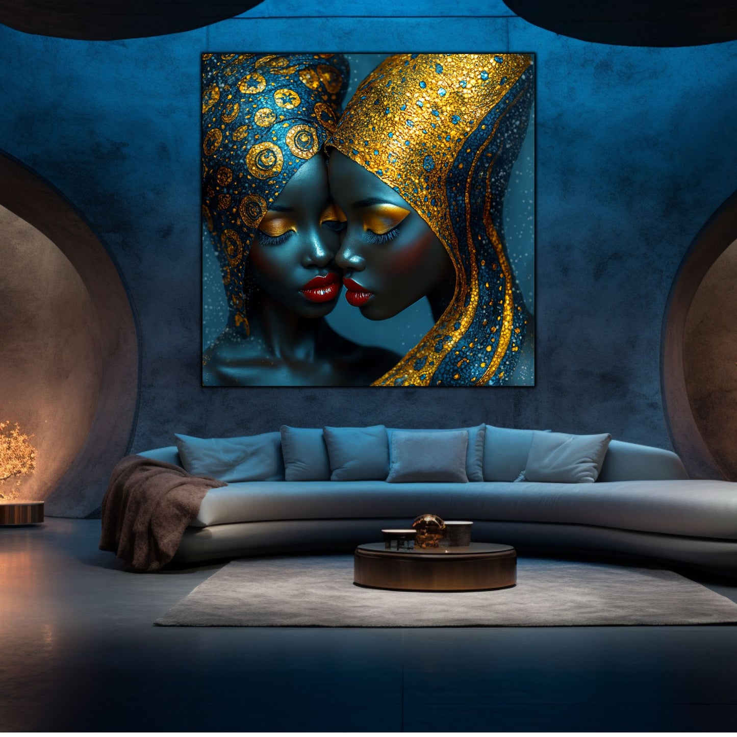 Tablou unicat din sticlă securizată - Beyond Tribe NO36