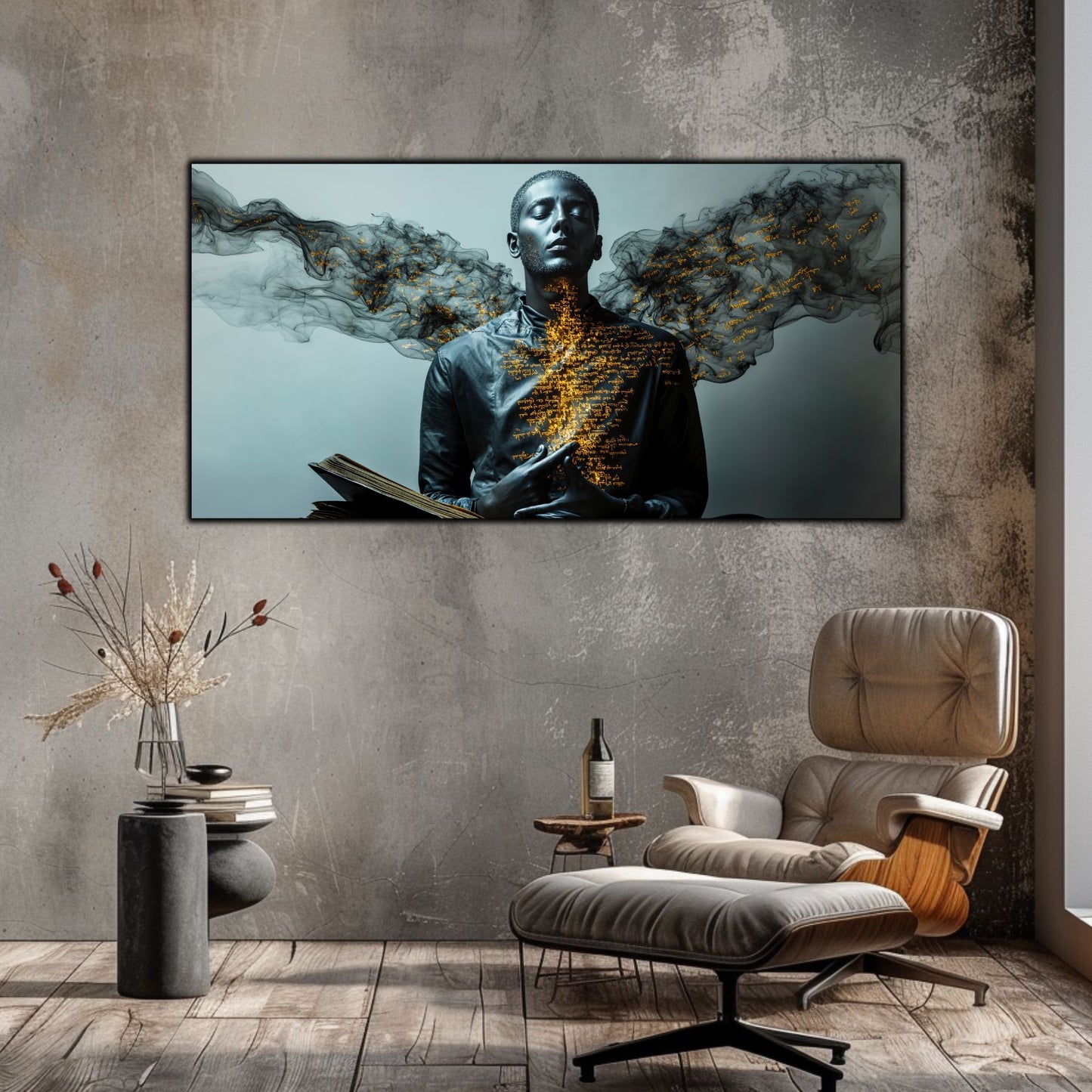 Beyond Meditation - Tablouri moderne pe sticla securizata pentru living contemporan NO24