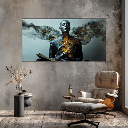 Beyond Meditation - Tablouri moderne pe sticla securizata pentru living contemporan NO24