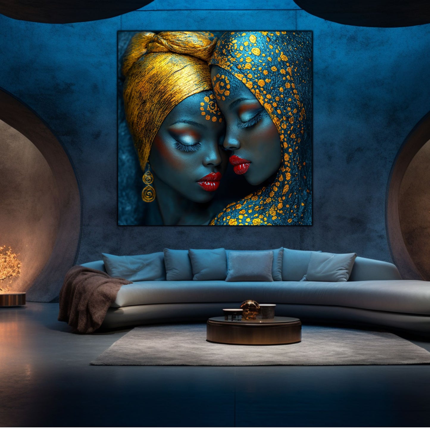 Tablou unicat din sticlă securizată - Beyond Tribe NO33