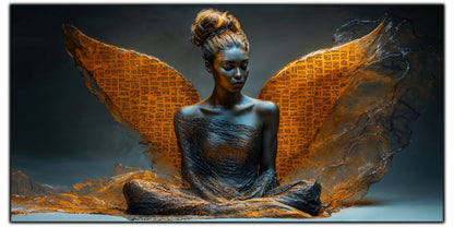 Tablou unicat din sticlă securizată Beyond Breath - No22