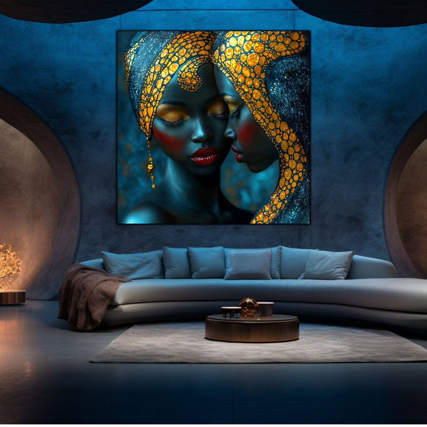 Tablou unicat din sticlă securizată - Beyond Tribe NO27