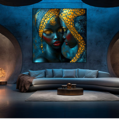 Tablou unicat din sticlă securizată - Beyond Tribe NO27