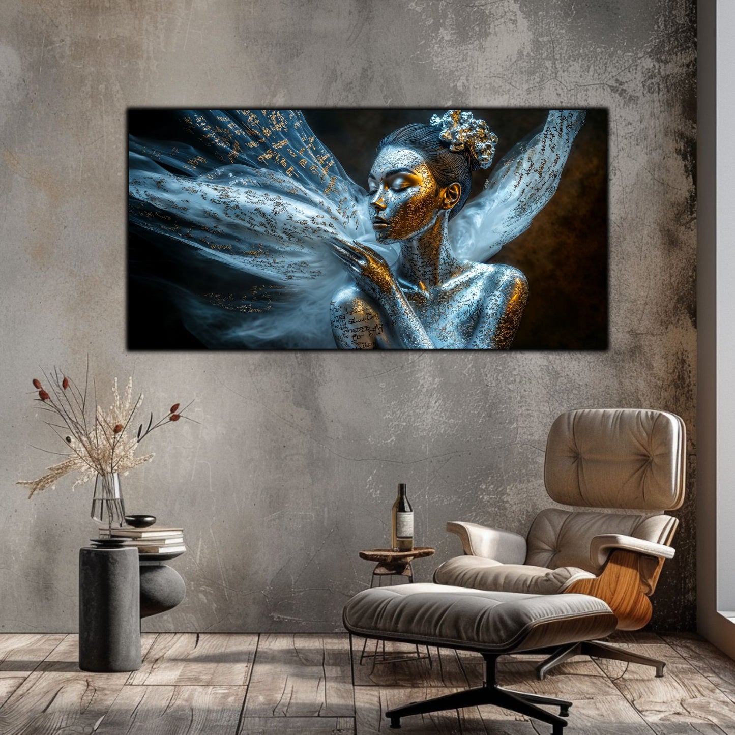 Beyond Meditation - Tablouri moderne pe sticla securizata pentru living contemporan NO20