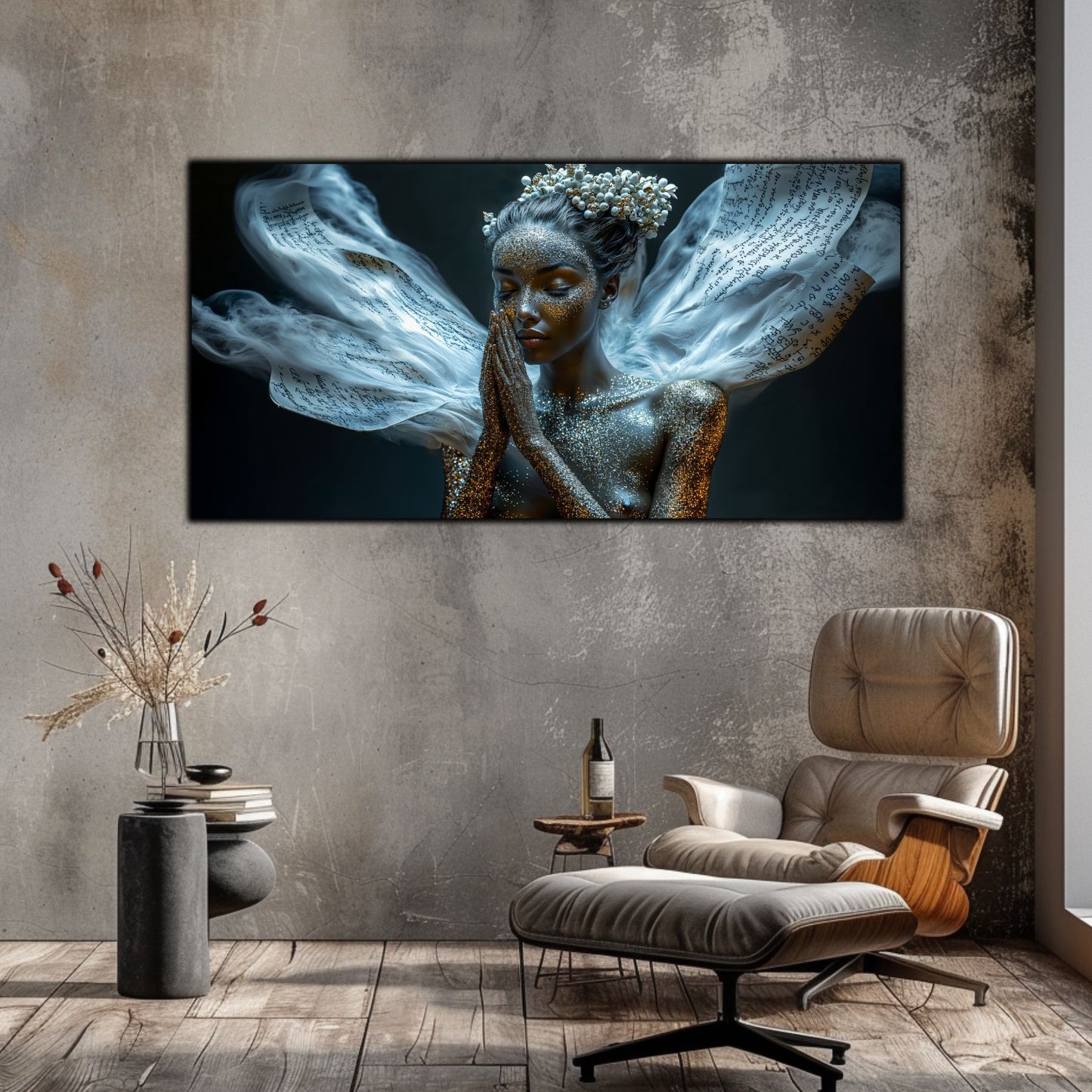 Beyond Meditation - Tablouri moderne pe sticla securizata pentru living contemporan NO21