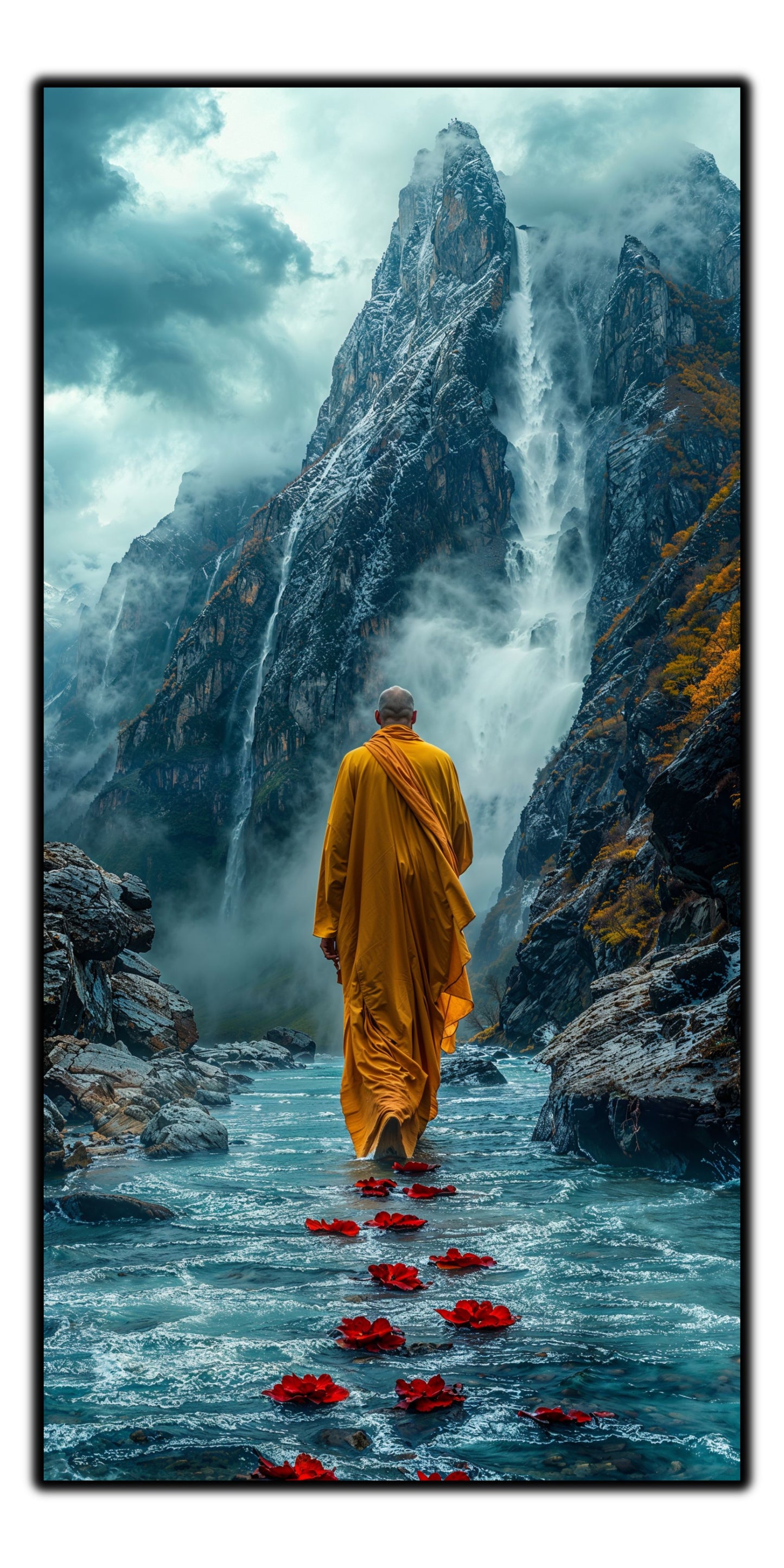 Tablou unicat din sticlă securizată Vanishing Step - No22