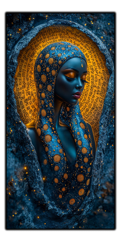 Tablou unicat din sticlă securizată Beyond Creation - No22