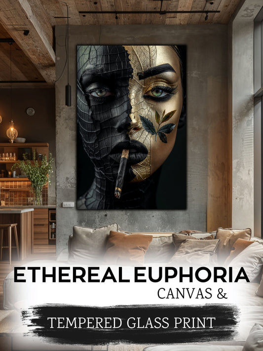 Canvas painting / glass painting - Ethereal Euphoria 23