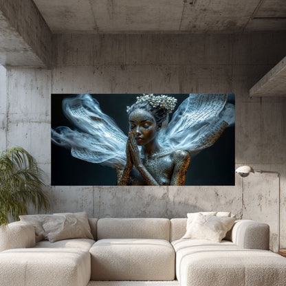 Beyond Meditation - Tablouri moderne pe sticla securizata pentru living contemporan NO21