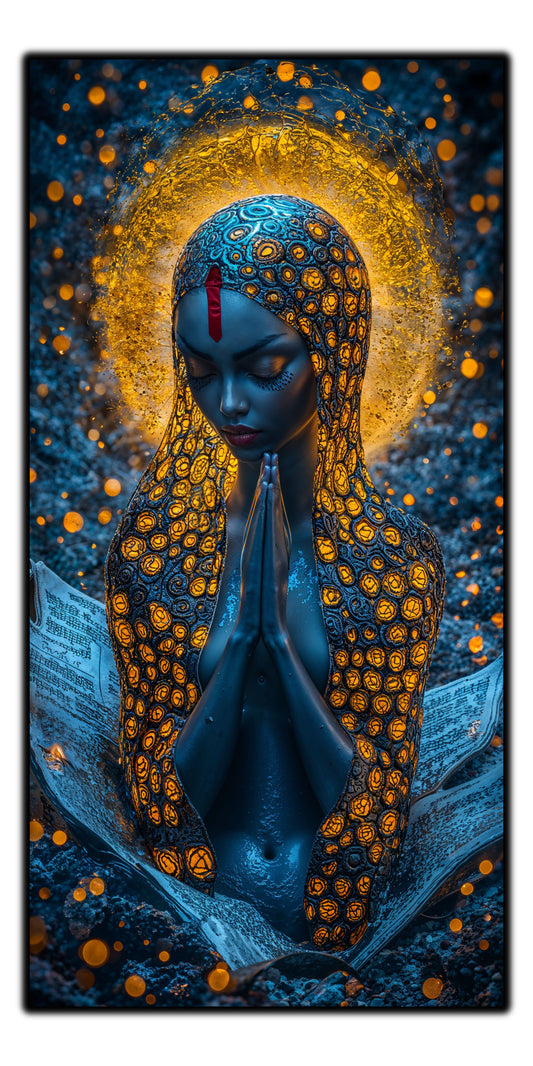 Tablou unicat din sticlă securizată Beyond Creation - No23