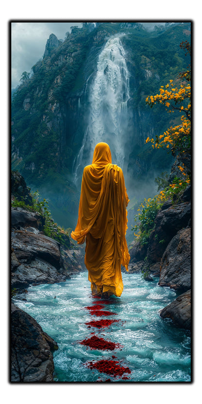 Tablou unicat din sticlă securizată Vanishing Step - No23