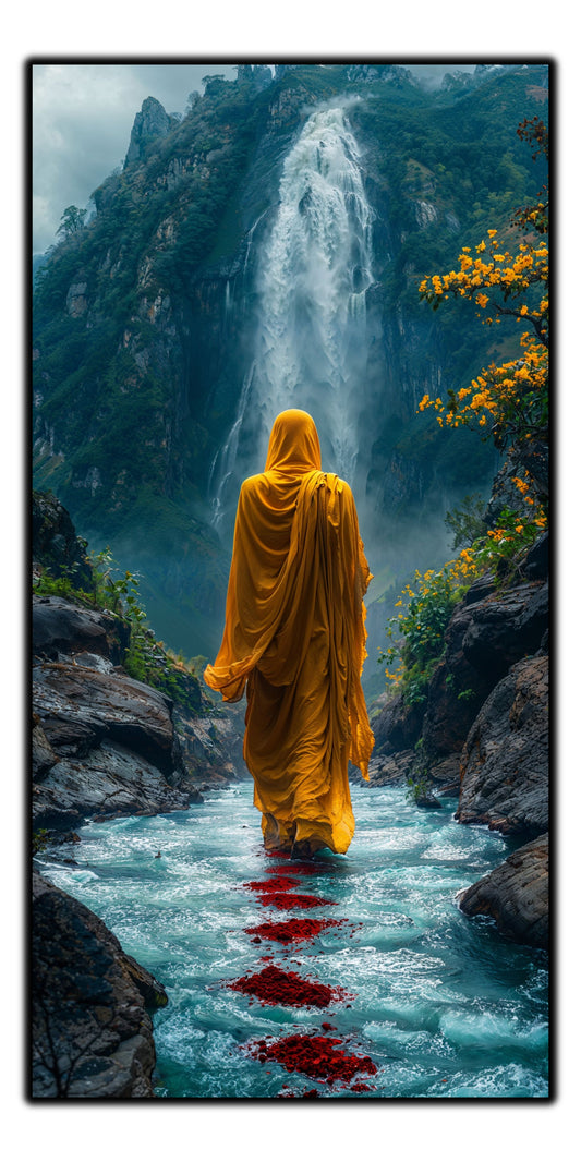 Tablou unicat din sticlă securizată Vanishing Step - No23