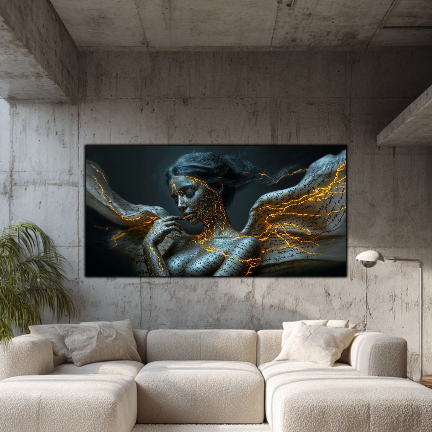 Beyond Meditation - Tablouri moderne pe sticla securizata pentru living contemporan NO27