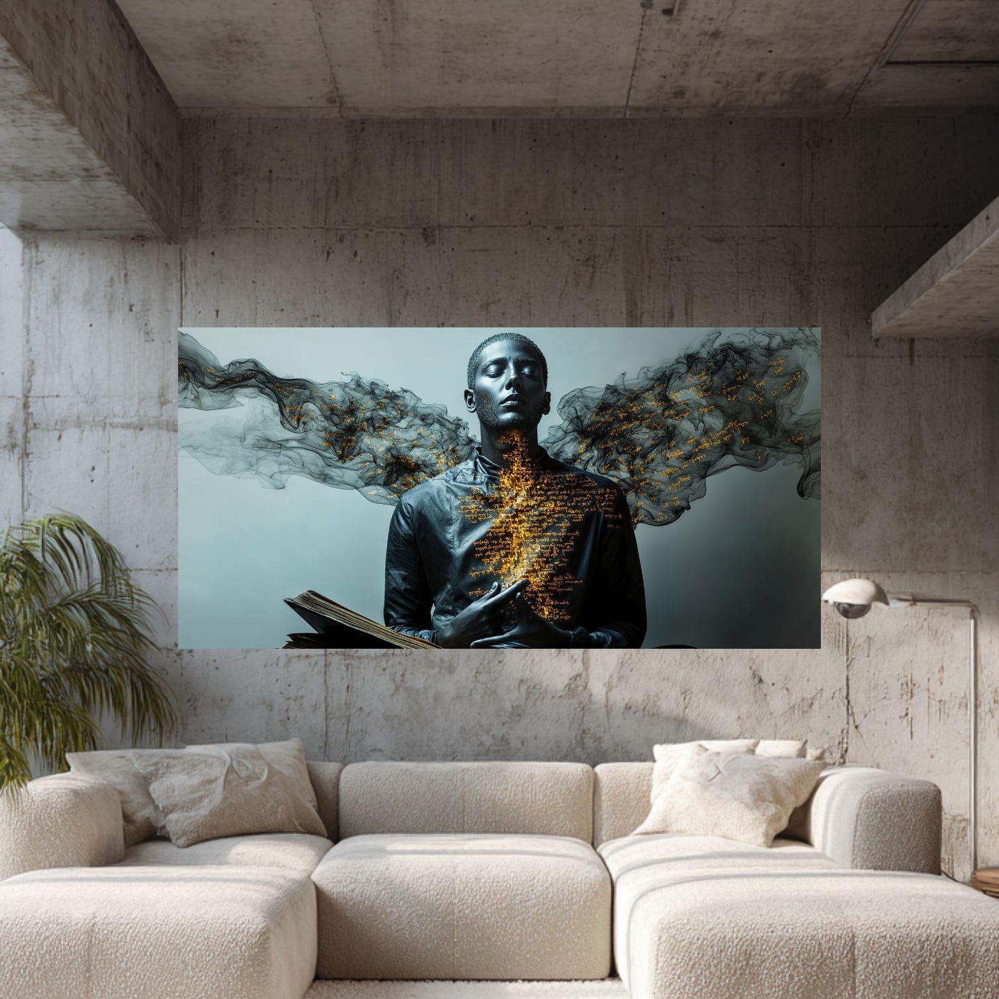 Beyond Meditation - Tablouri moderne pe sticla securizata pentru living contemporan NO24