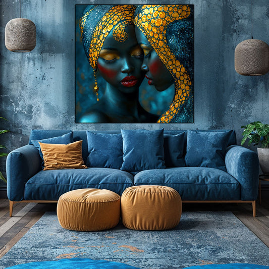 Tablou unicat din sticlă securizată - Beyond Tribe NO27