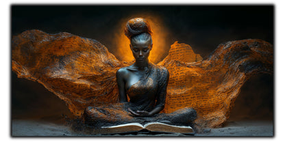 Tablou unicat din sticlă securizată Beyond Breath - No24