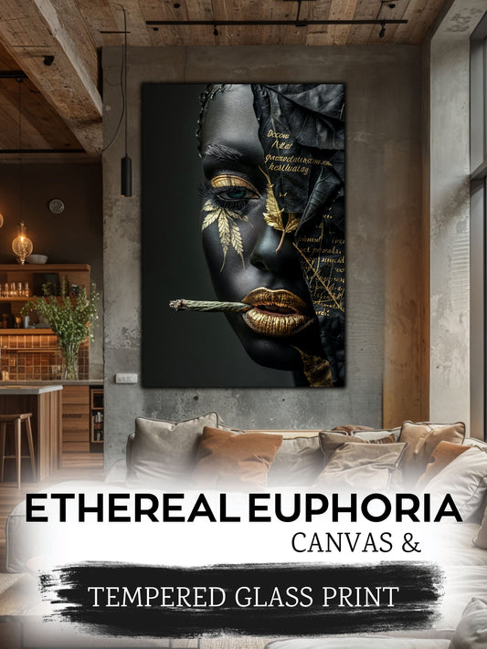 Canvas painting / glass painting - Ethereal Euphoria 24