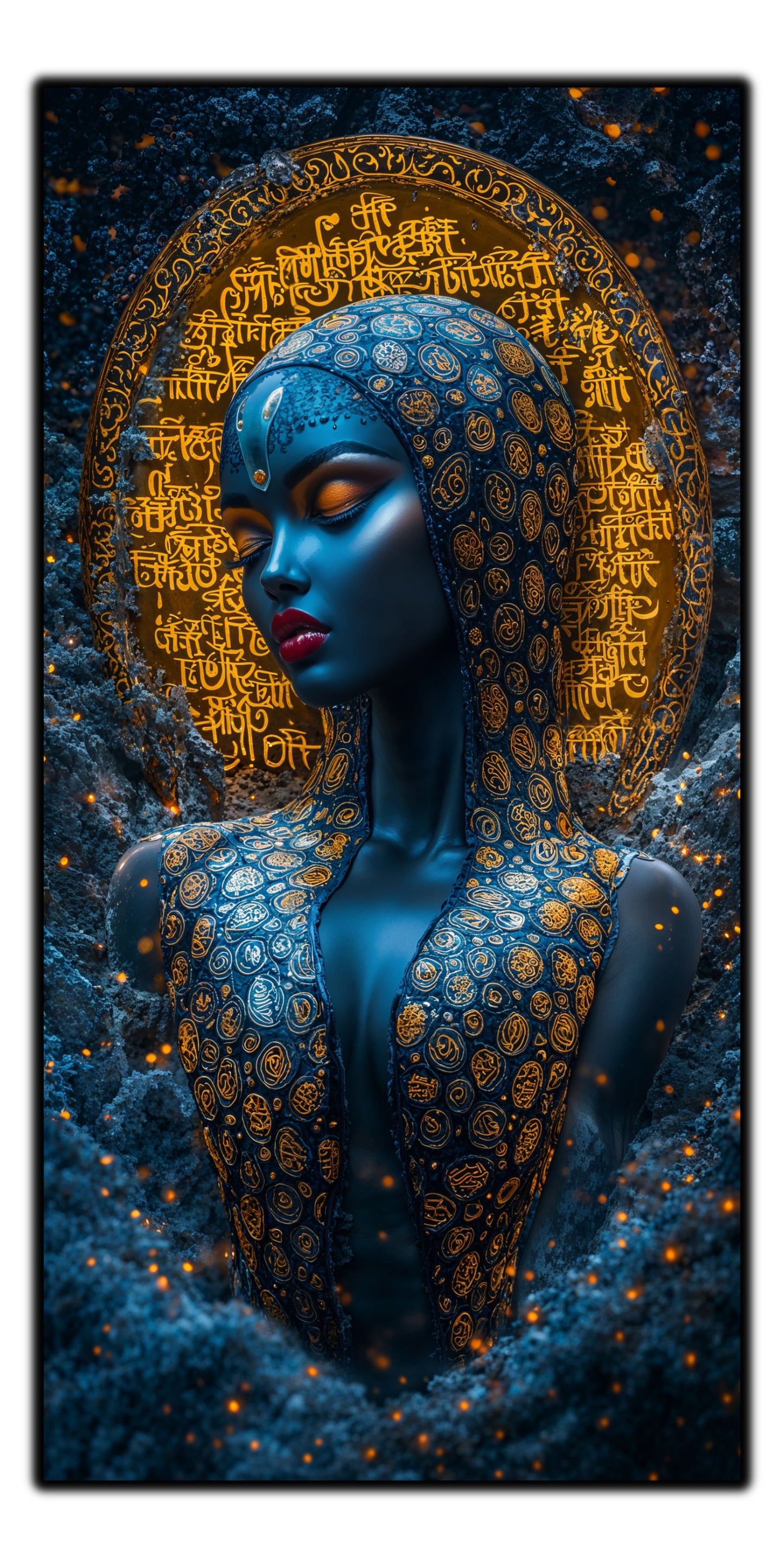 Tablou unicat din sticlă securizată Beyond Creation - No24