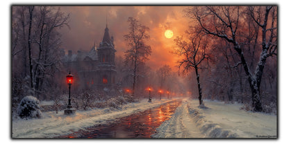 Tablou Sticla Securizata - Colectia Cold Ember - no24