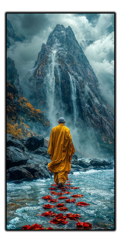 Tablou unicat din sticlă securizată Vanishing Step - No24