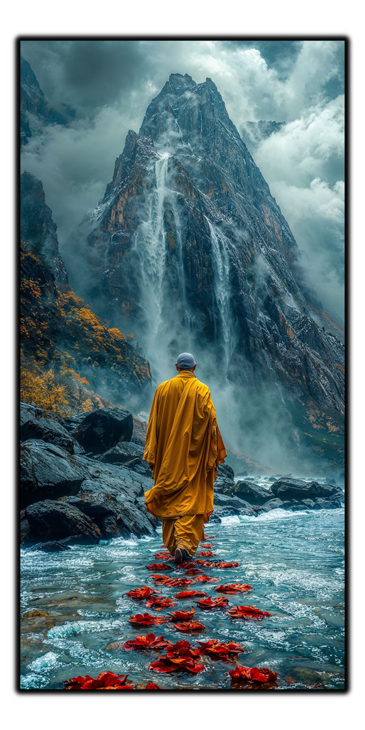 Tablou unicat din sticlă securizată Vanishing Step - No24