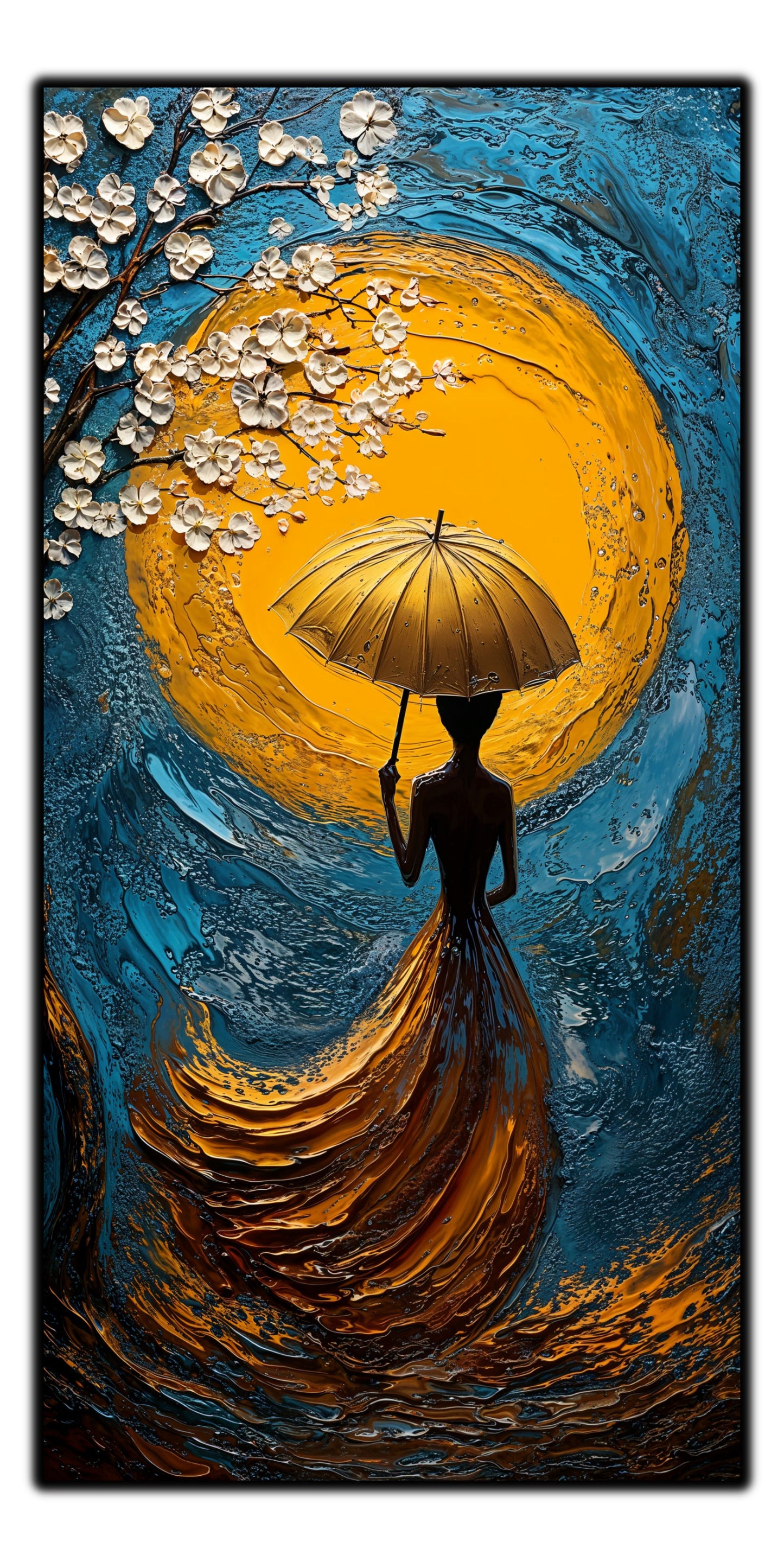 Tablou unicat din sticlă securizată Beyond Origin - No26